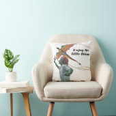 小悪魔のトンボ凧のファンタジーの装飾用クッション クッション (椅子)