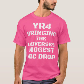 小惑星おもしろい2032 Yr4小惑星2024 Yr4キッズメン Tシャツ