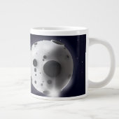小惑星が地球に衝突! ジャンボコーヒーマグカップ (右)