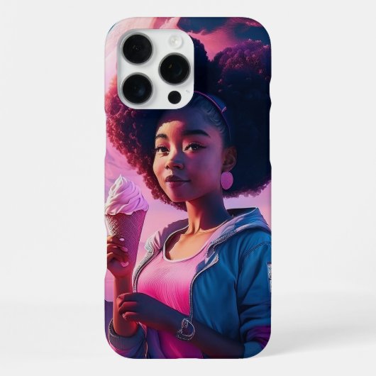 小惑星とアイスクリーム iPhoneケース (裏面)