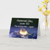 小惑星の日　6月30日 カード (黄色い花)