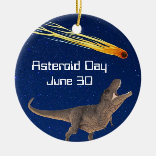 小惑星の日 6月30日 セラミックオーナメント (正面)