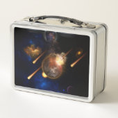 小惑星アポカリプスフラクタルアートスペースエスケープ メタルランチボックス (裏面)