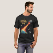 小惑星インパクト宇宙災害2032 Tシャツ (正面フル)