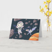 小惑星ガール カード (黄色い花)