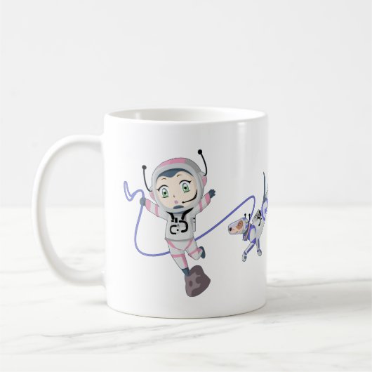 小惑星ガール コーヒーマグカップ (左)
