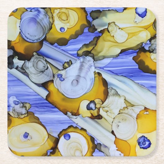 小惑星コースター スクエアペーパーコースター (正面)