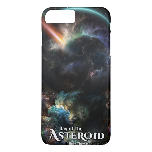 小惑星サイエンスフィクションフラクタル芸術の日 Case-Mate iPhoneケース (裏面)