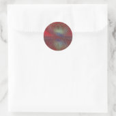 小惑星ストライクデジタル抽象芸術 ラウンドシール (バッグ)