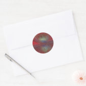小惑星ストライクデジタル抽象芸術 ラウンドシール (封筒)