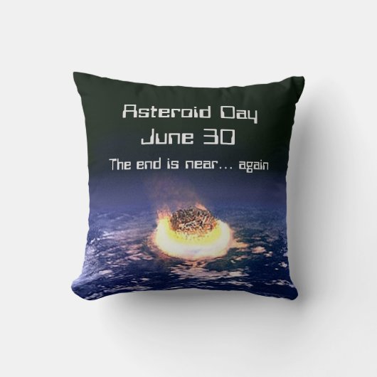 小惑星デー6月30日 クッション (正面)
