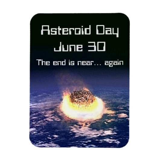 小惑星デー6月30日 マグネット (縦)