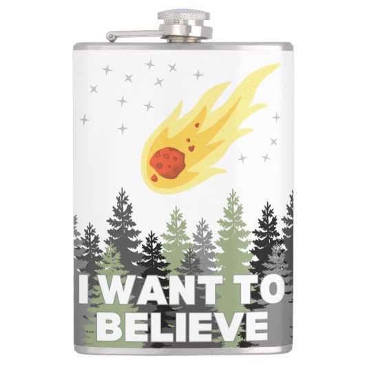 小惑星フラスコ信じクしたい フラスク (正面)