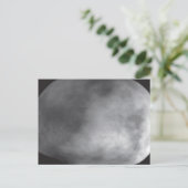 小惑星ベスタのコンピュータモデル ポストカード (スタンド正面)