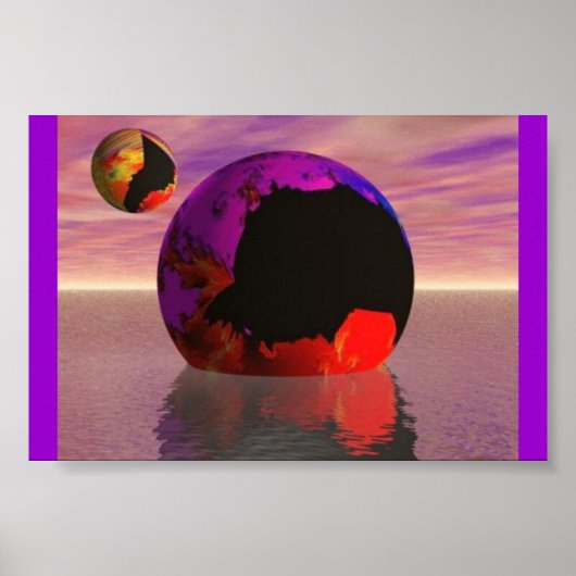 小惑星探査機の衝突 ポスター (正面)