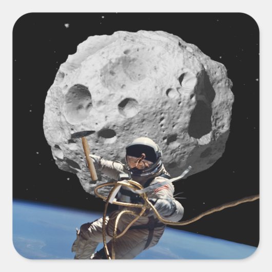 小惑星鉱夫 スクエアシール (正面)