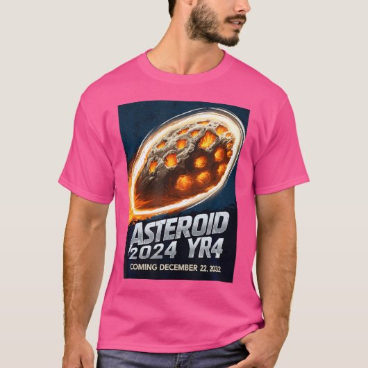 小惑星2024年4月4日2032年天文学 Tシャツ (正面)