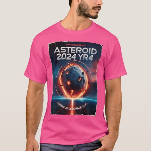小惑星2024年4月4日2032年天文学 Tシャツ (正面)