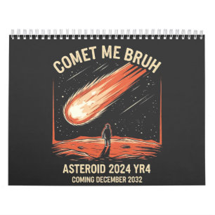小惑星2024 YRおもしろい4彗星 カレンダー