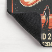小惑星2024 YRおもしろい4彗星 マウスパッド (コーナー)