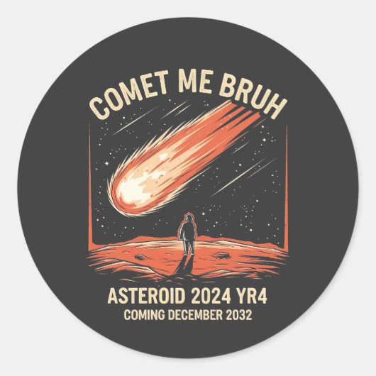 小惑星2024 YRおもしろい4彗星 ラウンドシール (正面)