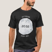 小惑星2024 YR4 2032 Tシャツ (正面)