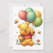 「小感謝していさい子には甘い笑い：ベビー感謝してい 招待状 (正面)