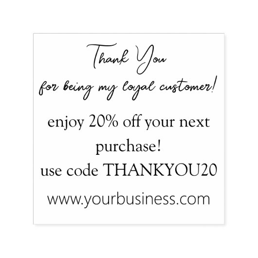 小感謝してい企業の割引 セルフインキングスタンプ (デザイン)