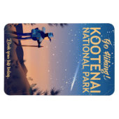 小手内国立公園ハイキング旅行ポスター マグネット (横)