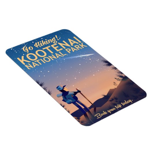 小手内国立公園ハイキング旅行ポスター マグネット (右側)