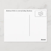 小手内秋モンタナポストカード ポストカード (裏面)