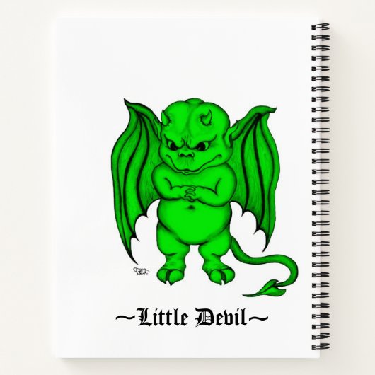 小扱いにく悪魔 ノートブック (裏面)