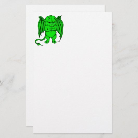 小扱いにく悪魔 便箋 (正面/裏面)