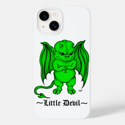 小扱いにく悪魔 Case-Mate iPhoneケース (裏面)