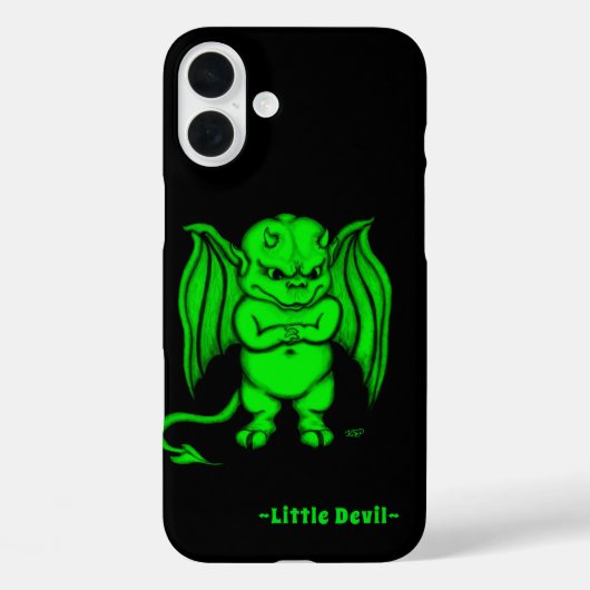 小扱いにく悪魔 Case-Mate iPhoneケース (裏面)