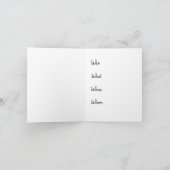 小招待状 ノートカード (内部)