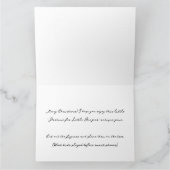 小指クリスマスゲームのための娯楽 カード (内部)