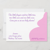 小指10本、小指10本 招待状 (正面)