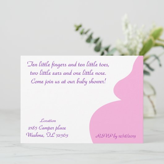 小指10本、小指10本 招待状 (スタンド正面)