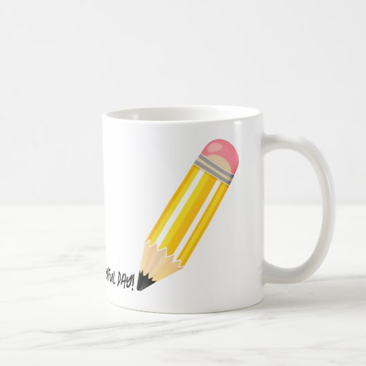 小教えさな人間は楽しい日だ コーヒーマグカップ (右)
