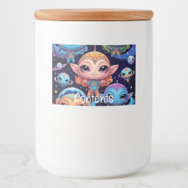 小数々の色エイリアン宇宙 フードラベル