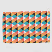 小数々の色三角形 ゴルフタオル (横)