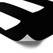 小文字m ポスター (角)