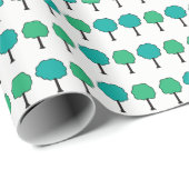 小木模様包紙 ラッピングペーパー (ロールコーナー)