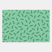 小松の枝クリスマスラッピング紙 ラッピングペーパーシート (正面)