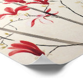 小林古稀の桜の木、ヴィンテージ・ネイチャー ポスター (角)