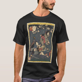 小林清親 徳川竹千代、指導 Tシャツ
