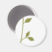 小枝と葉 マグネット (正面/裏面)