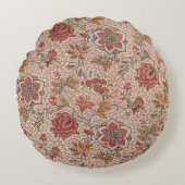 小枝に花点々のあると鳥 ラウンドクッション (正面)