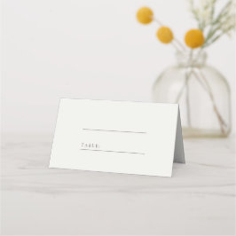 小枝ミニマルアイボリー結婚座席表 プレイスカード